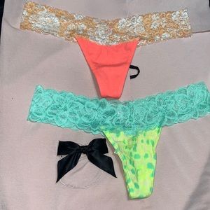 Pink Victoria Secret Extra low rise size M bundle (2)